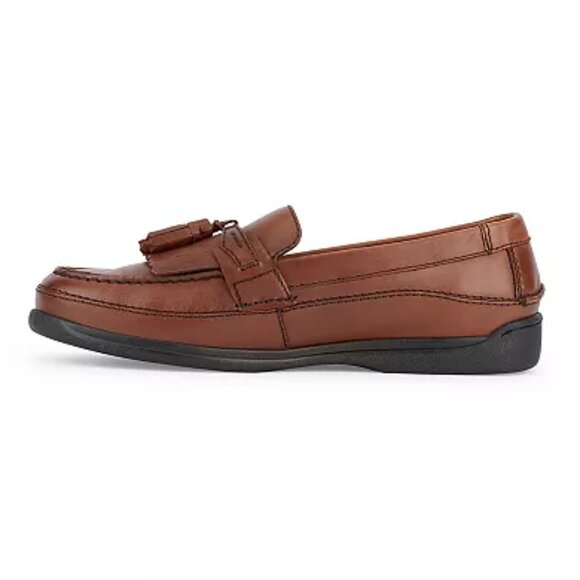 Dockers Sinclair Leather Dress Casual Tassel Loafer Shoes, Antique Brown, 8.5 main image 4